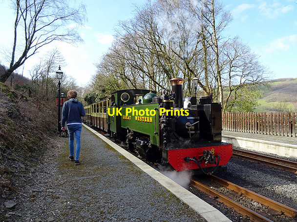 Photo 6"x4" Vale of Rheidol Railway locomotive No. 8 Aberffrwd\/SN6878 c2016