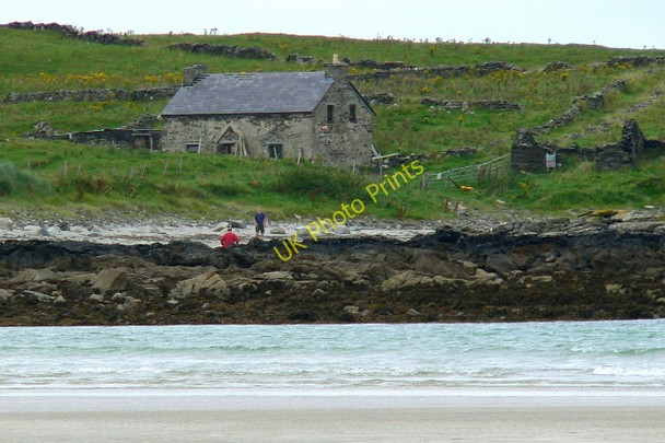 Photo 6"x4" Building at east end of Inishkeel Island Naran c2005