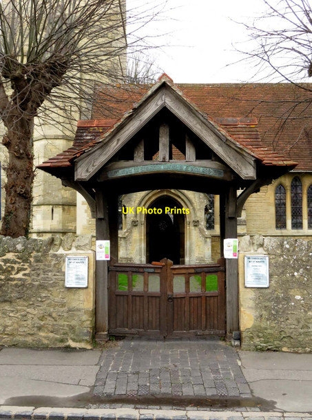 Photo 6"x4" The lych gate to St Mary the Virgin Church Wheatley\/SP5905 c2015