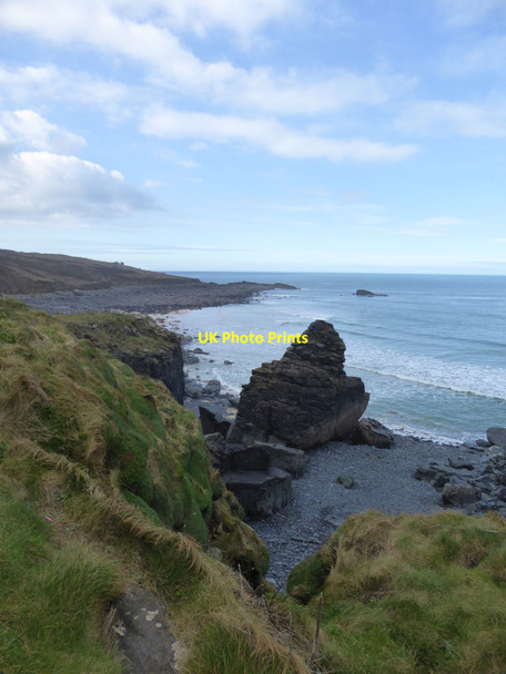 Photo 6"x4" Rocks and cliffs west of Carrick Du St Ives\/SW5140 c2016