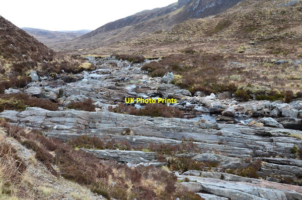 Photo 6"x4" Rock slabs, An Leth-allt Inverinate c2016