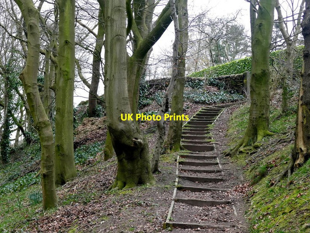 Photo 6"x4" Steps in Tin Mill Rocher Stocksbridge c2016