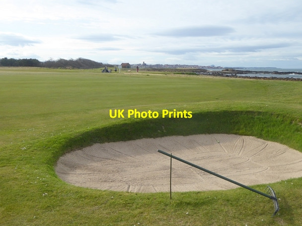 Photo 6"x4" Bunker on Dunbar Golf Course Broxburn\/NT6977 c2016
