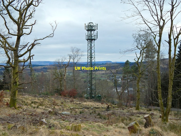 Photo 6"x4" Telecoms mast Callander c2016