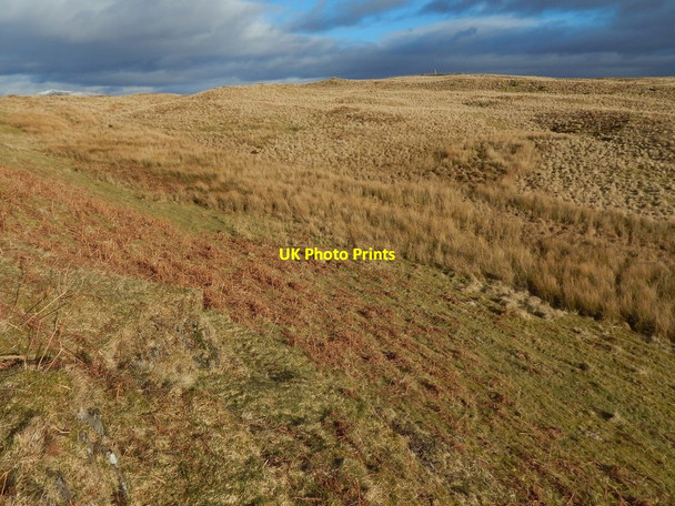 Photo 6"x4" Moorland behind Callander Craig Callander c2016