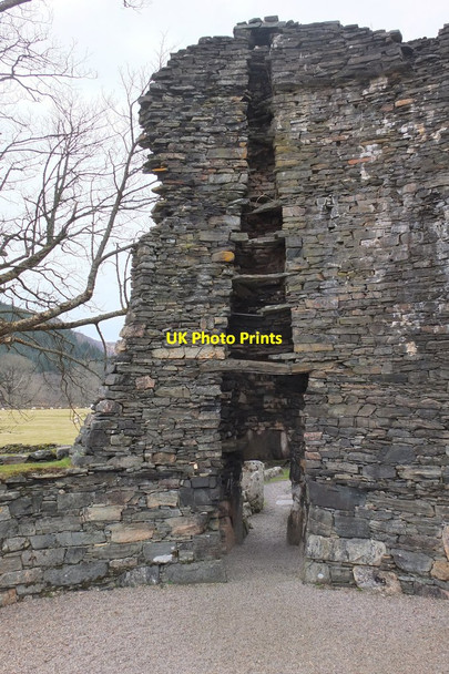 Photo 6"x4" Vertical section, Dun Telve broch Eilanreach c2016
