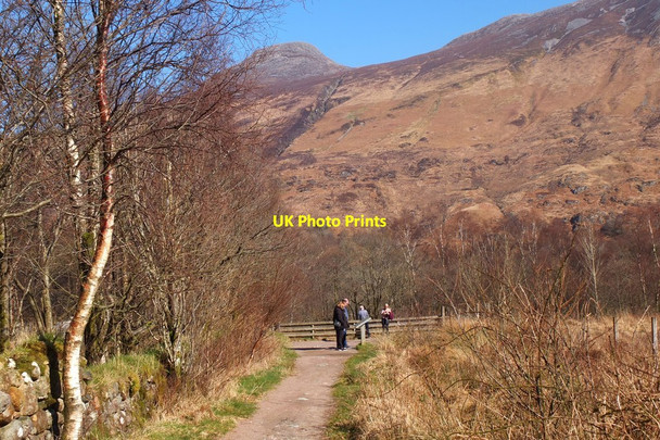 Photo 6"x4" Path, Glencoe Visitor Centre Glencoe\/NN1058 c2016