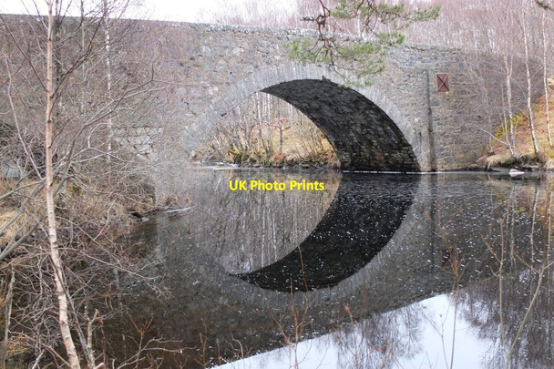 Photo 6"x4" The old Ceannacroc bridge Ceannacroc Bridge c2016