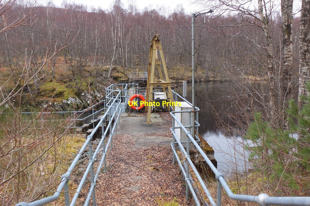 Photo 6"x4" Weir on the River Moriston, Ceannacroc Ceannacroc Bridge c2016