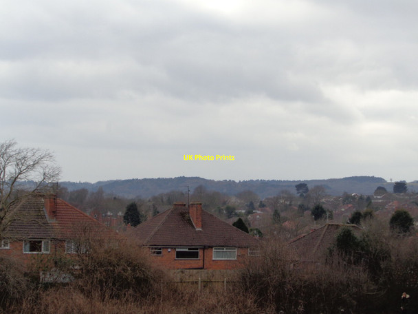 Photo 6"x4" Over the rooftops to distant hills Chapman's Hill c2016