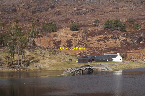Photo 6"x4" Bridge at Affric Lodge Loch Pollain Buidhe c2016
