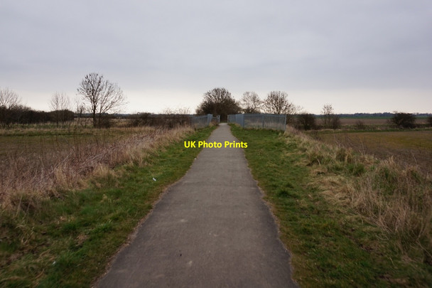 Photo 6"x4" Hornsea Rail Trail towards Swine Swine c2016
