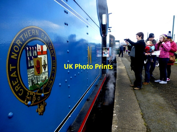 Photo 6"x4" Picturing Steam locomotive no 85 Whitehead c2016
