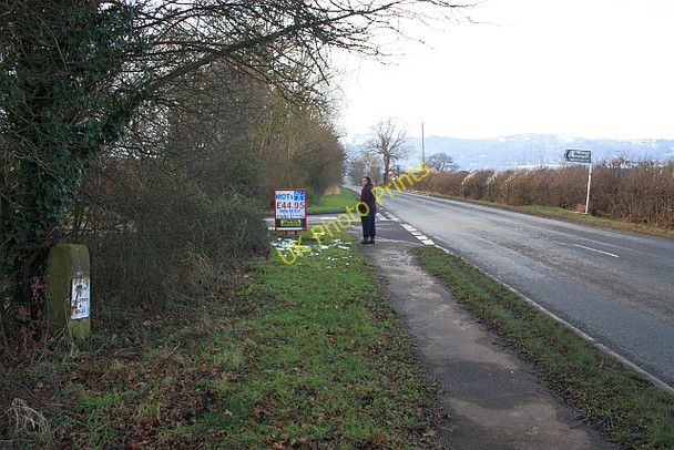Photo 6"x4" Milestone near the Hanley Workshops Hanley Swan c2009