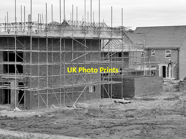 Photo 6"x4" New House Building at Mowbray Park Northallerton c2016