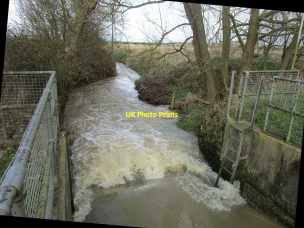 Photo 6"x4" Foston Beck at Allington Gauging Station Allington\/SK8540 c2016
