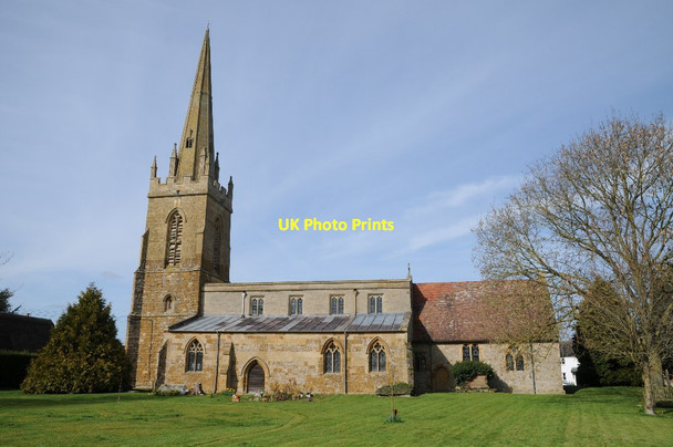 Photo 6"x4" Lower Quinton church Lower Quinton c2016