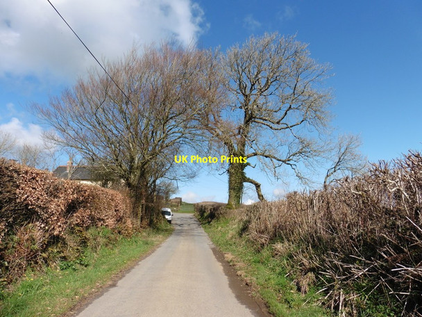 Photo 6"x4" Minor road on Ford Hill Bugford c2016