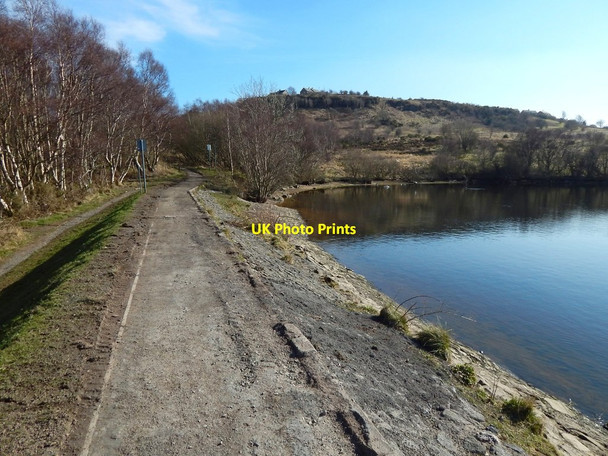 Photo 6"x4" Path between the Coves Reservoirs Gourock c2016