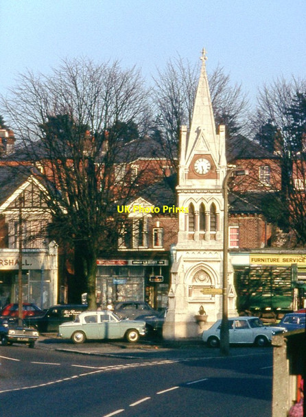 Photo 6"x4" The Clock Tower, Bitterne Park Triangle Southampton c1970