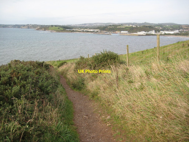 Photo 6"x4" The coast path west of Polkerris Polkerris c2010