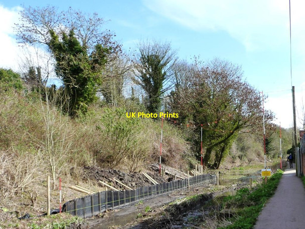 Photo 6"x4" Bank repairs, Thames & Severn Canal Stroud\/SO8405 c2016