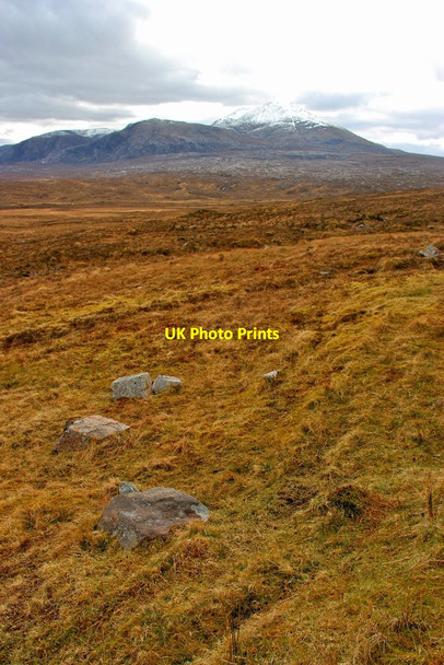 Photo 6"x4" Moorland in Strath Dionard Farrmheall c2016