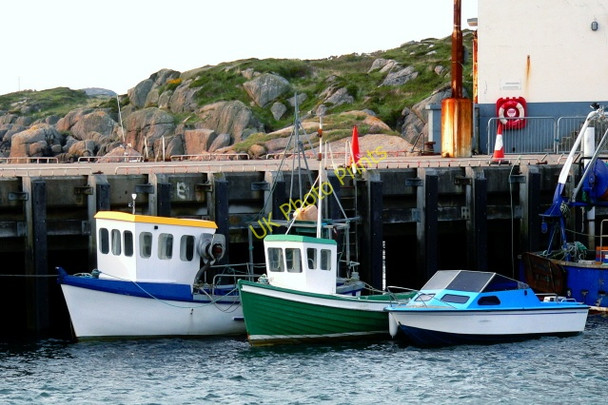 Photo 6"x4" Cute fishing boats at Burtonport Harbour Burtonport c2008