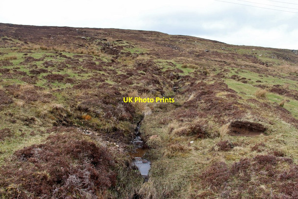Photo 6"x4" Cnoc an Fhreiceadain, south flank Cnoc an Fhreiceadain\/NC3259 c2016