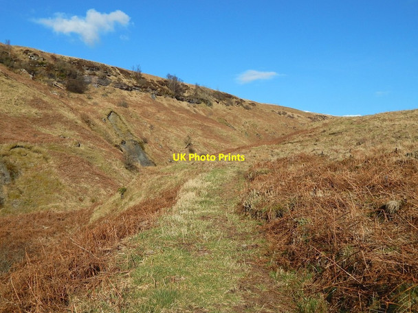 Photo 6"x4" Path beside the Overtoun Burn Bellsmyre c2016