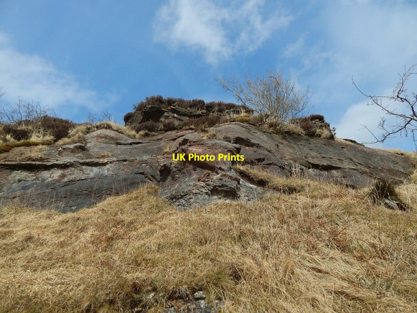 Photo 6"x4" Black Craig: detail Bellsmyre c2016