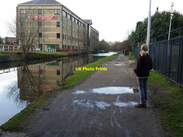 Photo 6"x4" Leeds and Liverpool Canal by Salts Mill Road, Shipley Shipley\/SE1437 c2016