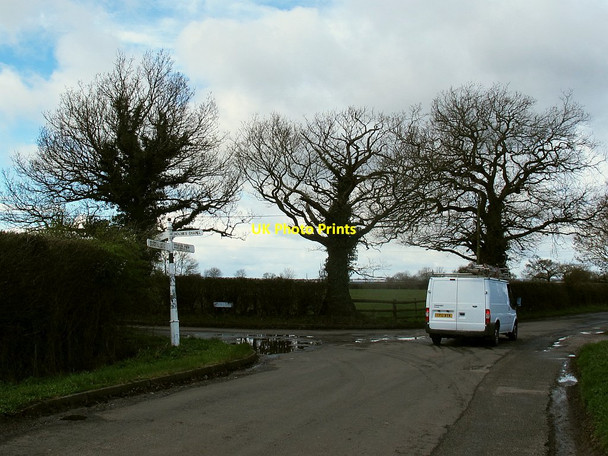 Photo 6"x4" Junction of Brereton Lane and Jones's Lane, Sproston Sproston Green c2016