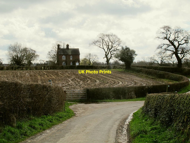 Photo 6"x4" Hilltop Cottage, Wood Lane Sandbach c2016