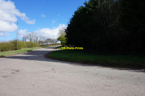 Photo 6"x4" Road junction near Exfords Green Annscroft c2016