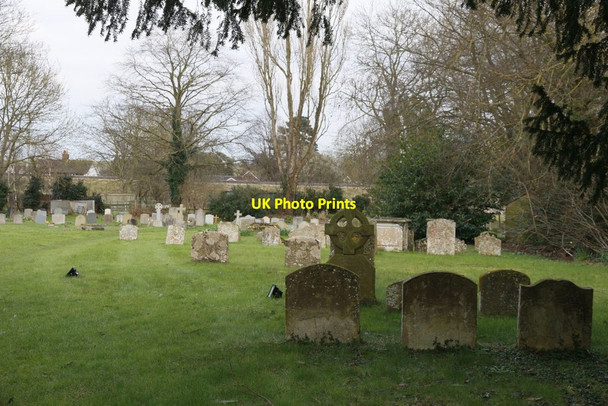 Photo 6"x4" Churchyard looking East South Stoke\/SU5983 c2016