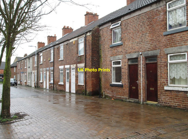 Photo 6"x4" Stanton Hill - terraced housing on Co-operative Street Sutton In Ashfield c2016