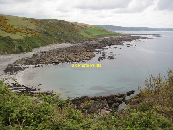 Photo 6"x4" Coast at Portnadley Bay Looe c2011
