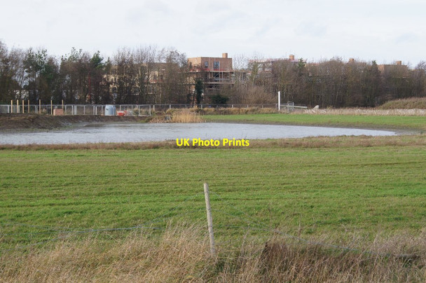 Photo 6"x4" New lake by Hobsons Brook Trumpington c2015