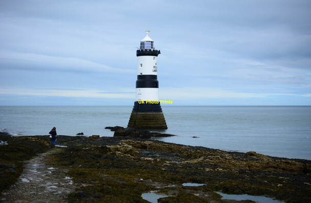 Photo 6"x4" Trwyn Du lighthouse, Penmon Penmon c2016