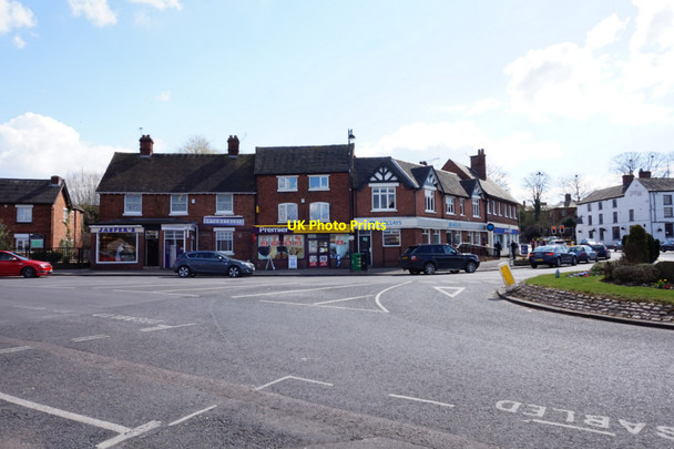 Photo 6"x4" Shops on Crown Bridge, Penkridge Boscomoor c2016