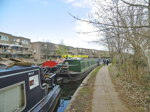 Photo 6"x4" Westbourne Green, moorings Kensal Town c2016