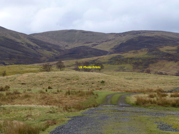 Photo 6"x4" View of the hills south of Glen Esk Cairncross\/NO4979 c2016