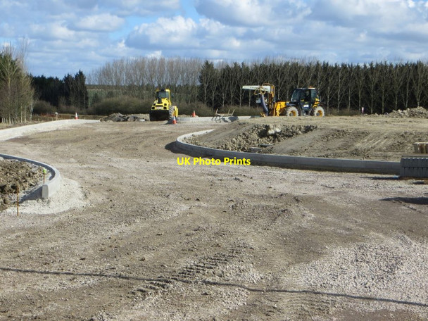 Photo 6"x4" Part of the Roundabout Chilton\/SU4885 c2016
