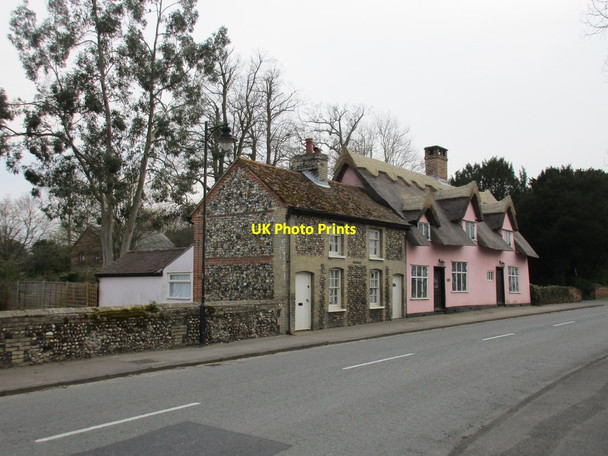 Photo 6"x4" Cottages on Church Street, Lavenham Lavenham c2016
