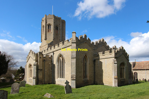 Photo 6"x4" St Cyriac & St Julitta, Swaffham Prior Commercial End c2016