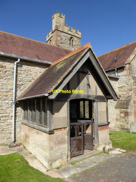 Photo 6"x4" Porch of Severn Stoke church Severn Stoke c2016