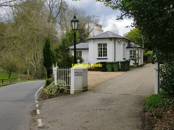 Photo 6"x4" White Lodge, Critten Lane Polesden Lacey c2016
