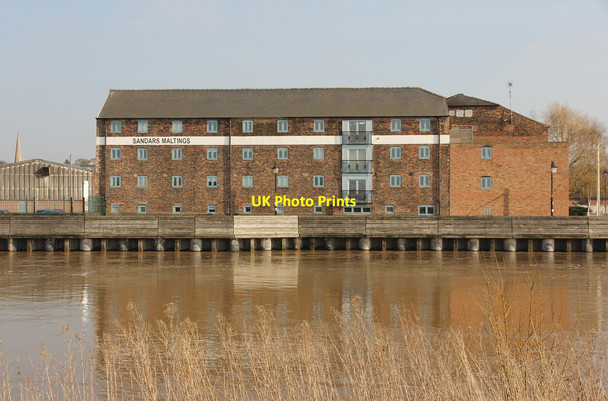 Photo 6"x4" Sandars Maltings Gainsborough\/SK8189 c2016