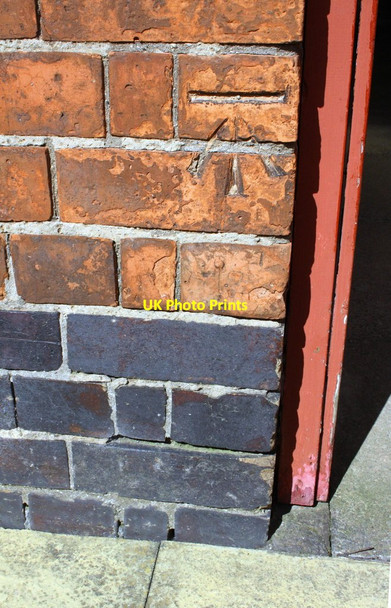 Photo 6"x4" Benchmark on #51 Princes Street Nuneaton c2016